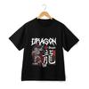 Cool Dragon Graphic T-Shirt Mens Womens Tees Top - Streetwear Trendy Chinese Style Mythic Beast Tee