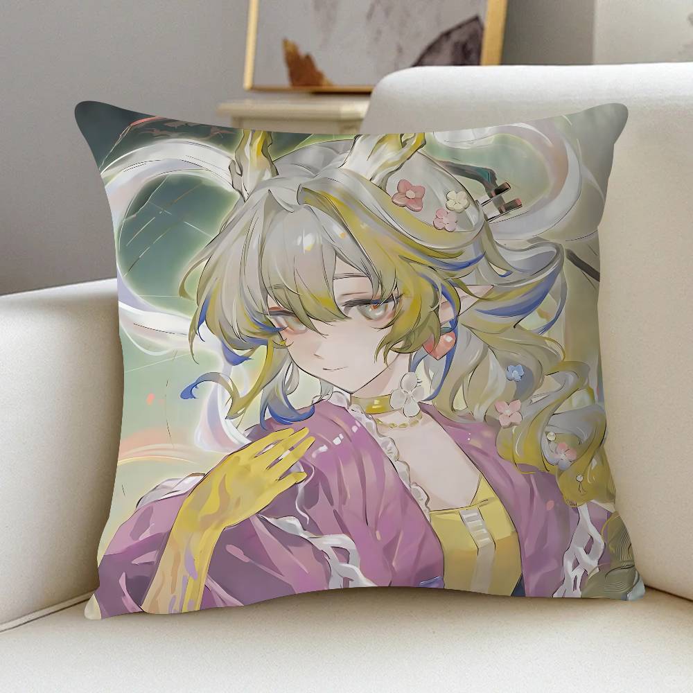 Arknights Shu Pillow Gift Home Office Decoration Pillow Bedroom Sofa Car Cushion CoverPillow Case