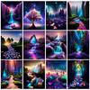 Diamond Embroidery Landscape Fantasy World DIY 5D Diamond Painting Waterfall Forest Cross Stitch Kits Rhinestones Pictures Decor