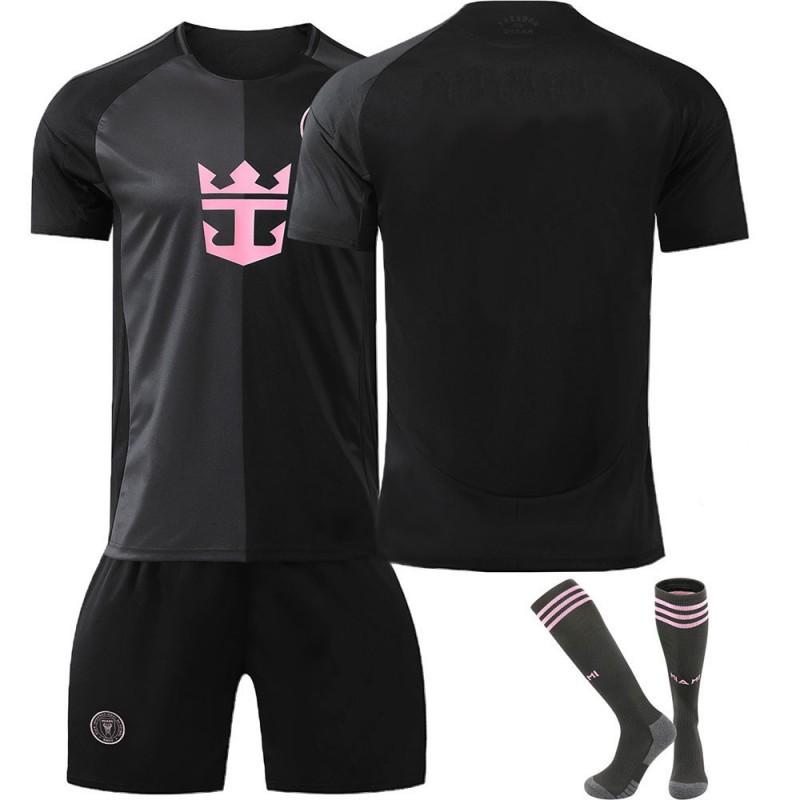 2526 Miami Jersey Adult Children's Short-sleeved Football Set No. 9 Suarez 10 Messi