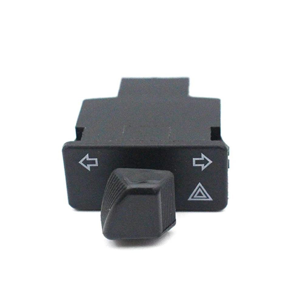 

1 шт., переключатель указателя поворота мотоцикла, двойной переключатель вспышки, аварийная кнопка для скутера и мопеда, аксессуары Honda 30 мм чёрный