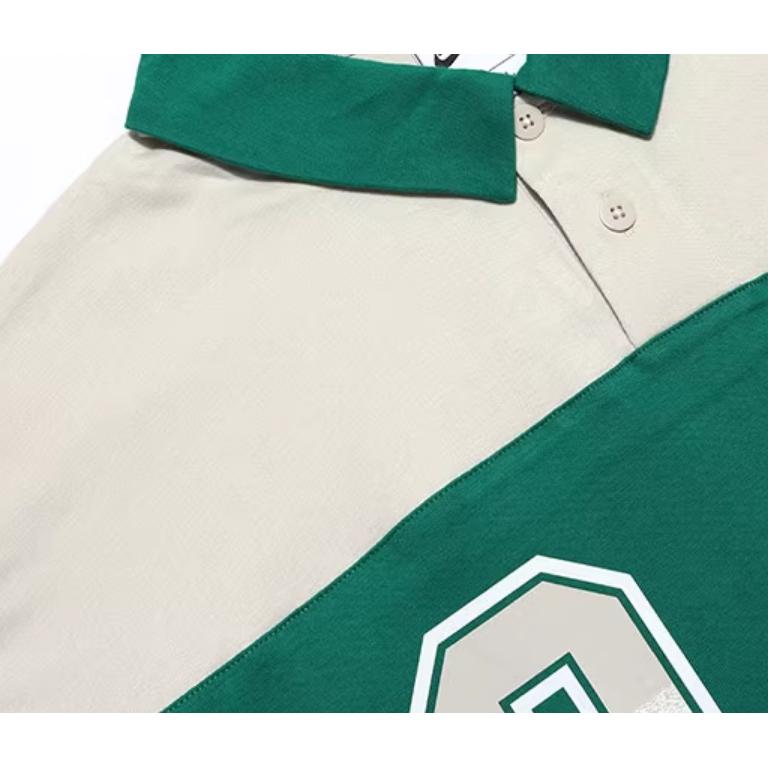 New Nike NSW GCEL Polo Shirt 'Green Grey' FQ9582-365