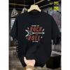 European Size High-Quality Black T-Shirts for Men Featuring Humorous Designs, Perfect for Daytime And Weekend Outings. These Fashionable Summer Tees