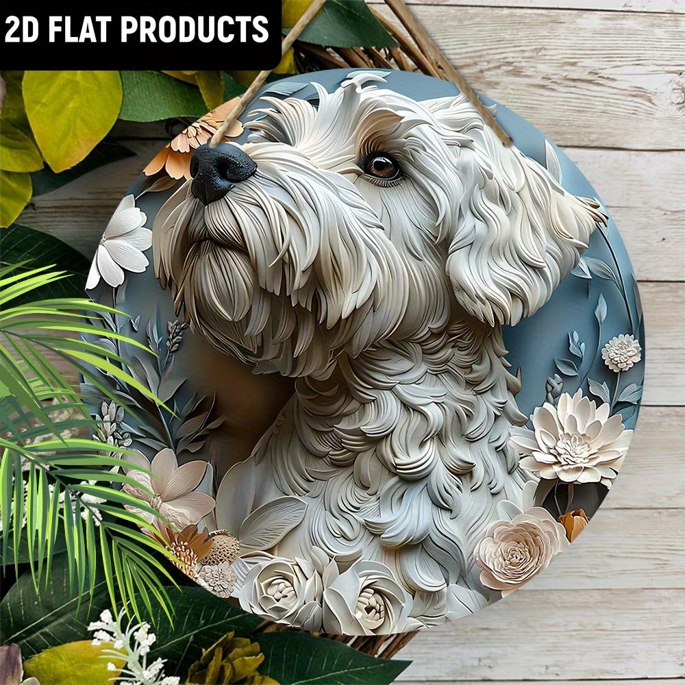 Wooden Charming Yorkshire Terrier Ornament - Perfect for Door, Wall, Home, Room, Farmhouse, Street, Shop, Garage, Bar, Garden, and Coffee House Decor