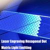 Luce LED per oscuramento a fissaggio magnetico Luce per taglio pellicola per vetri, Strumento di illuminazione di precisione per uso con pellicola per vetri automobilistici Antigraffio