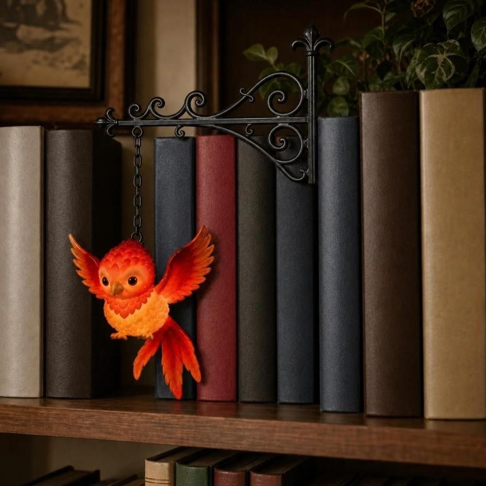 Magical Animal Owl Bookshelf Lamp Warm LED Bookend Atmosphere Light for Home Room Decor