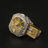 Anillo de Campeonato de los Denver Nuggets 2023 #15 Jokic con Diseño de Cajón Giratorio