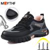 Work Safety Shoes For Men Women Steel Toe Shoes Work Sneakers Anti-smash Anti Puncture Indestructible Shoes Protection Boots
