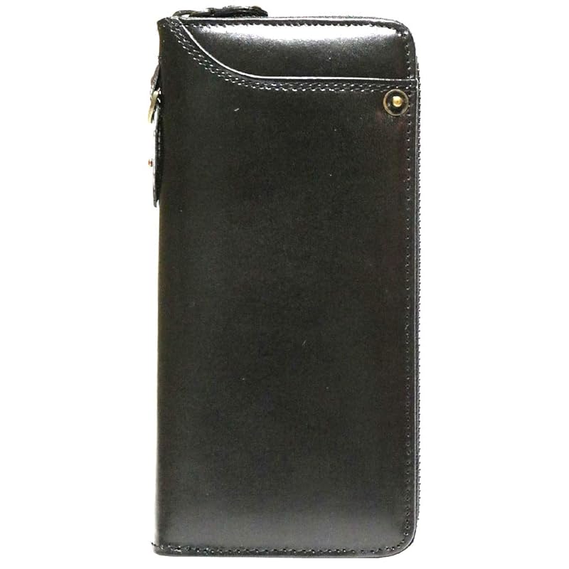

[FashionBerry] black italian leather adult gentleman genuine leather cowhide long wallet wallet long wallet men s ladies male woman round zip round