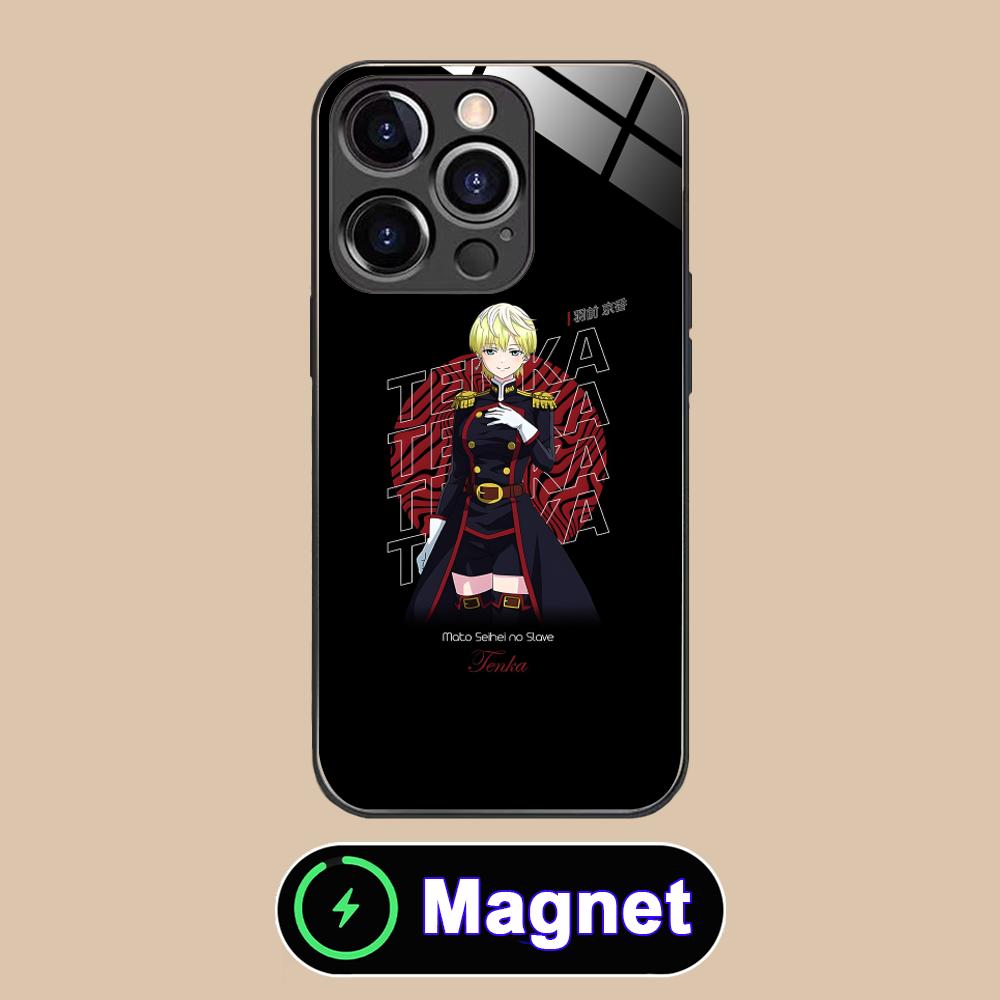

Mato seihei no slave Tenka Izumo Glass MagSafe Mobile Phone Case for iPhone 17 16 15 14 13 12 11 Air Pro Max Plus Mini Colorful iPhone 11 Pro Max