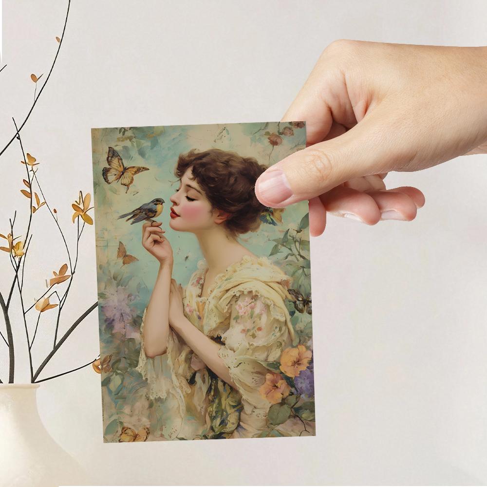 32 Stück, Froschkönig Postkarte, Märchen, Geburtstags-/Jubiläumsgeschenk, Sammlerstück, Geeignet zum Verschenken, Kann verschickt werden.