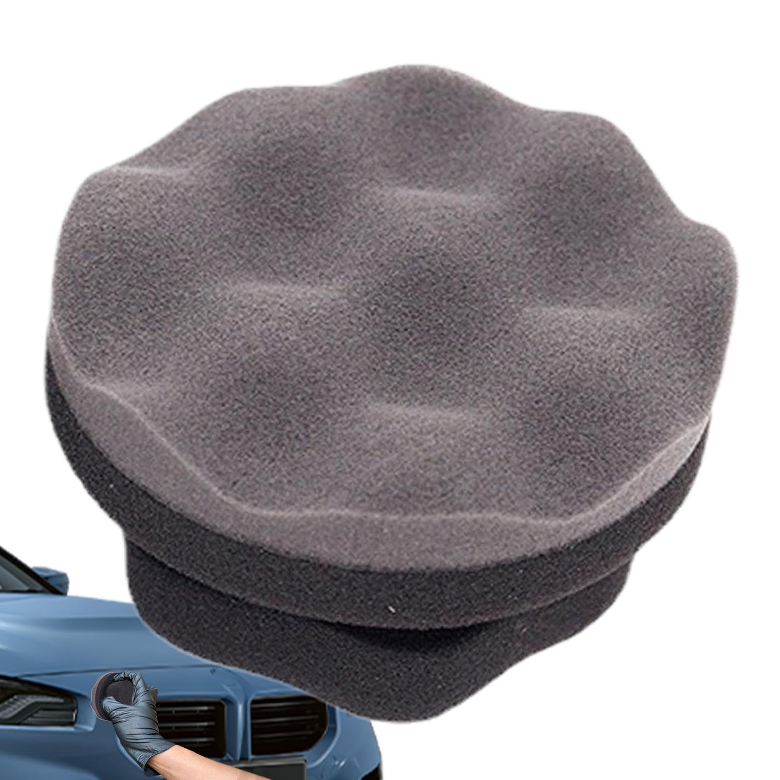 

Car Tire Shine Sponge Dressing Applicator Multipurpose Hand Polishing Pad for Auto Detailing Easy Refer to description