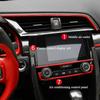 11 buc Fibra de Carbon Console Auto Bord Central Cover Autocolante Ornamentale pentru Honda Civic Sedan 2016-2020 Decaluri Adezive Decorative