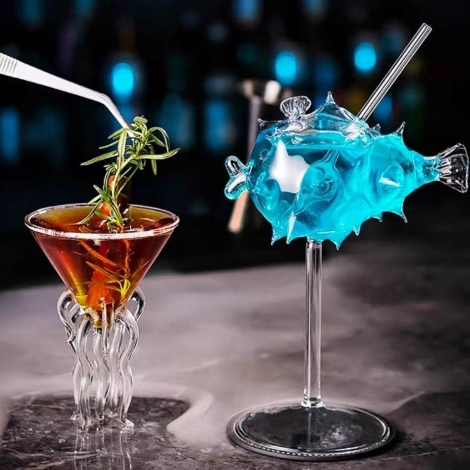 Creative Stemmed Glass for Wine, Champagne, and Cocktails – Elegant Goblet for Parties and Home Use