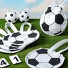 Sports Party Favor Bags Ball Themed Goodie Candy Bags Soccer Snacks Soccer Non Woven Gift Bags for Sport Party