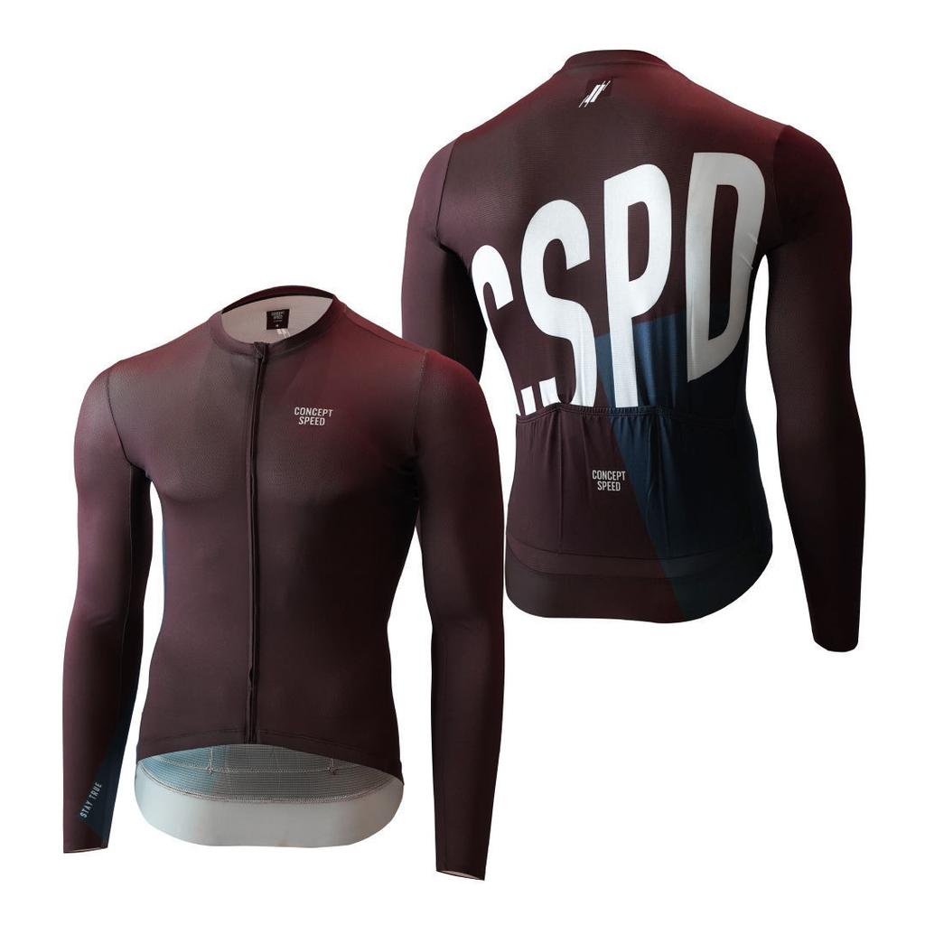 Autumn Breathable Slim-fit Men's and Women's Long-sleeved Tops, Road Bicycle Suits, Cycling Clothes, Breathable Cycling Clothes