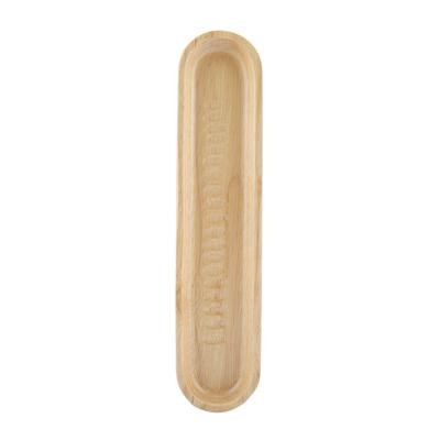 Elegant Ship Type Sushi Tray Snacks Desserts Wooden Serving Dish for Home Restaurant 27*6*2cm