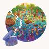 Round Forest Puzzle of 150 Pieces with Storage Box