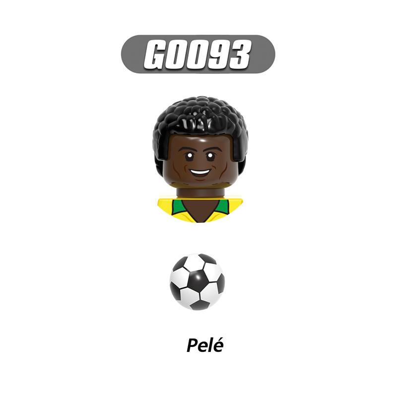 

Футбольне поле Будівельні блоки DIY Настільний футбол Дошка Будівельні цеглинки Блоки Навчальні іграшки Подарунок для дитини Відомі футбольні зірки