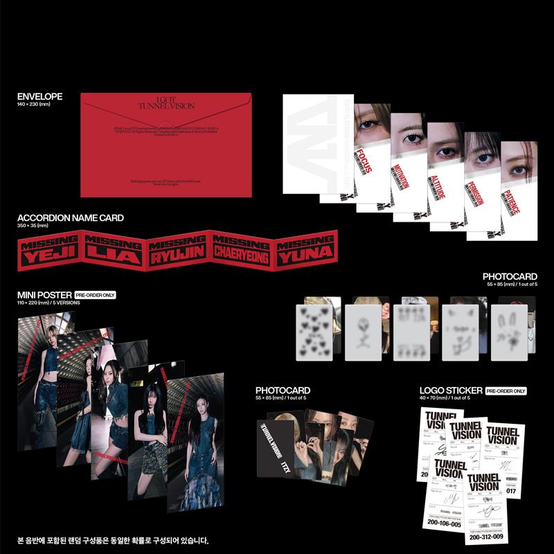 ITZY TUNNEL VISION (Member Ver.)