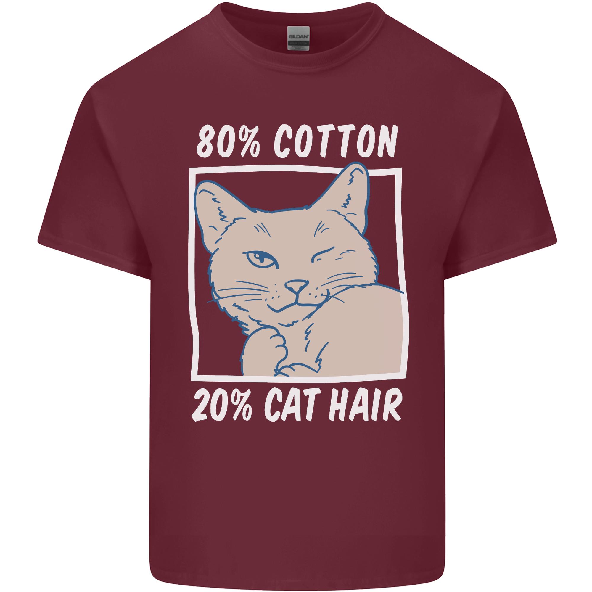 Part Cotton Part Cat Hair Funny Unisexs Light Cotton TShirt S