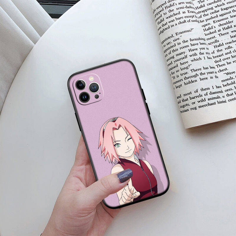 MH105 Naruto Uchiha Sasuke Phone Shell Case for iPhone 7 8 11 12 13 14 15 16 17 16E XS Pro Max XR X SE Air