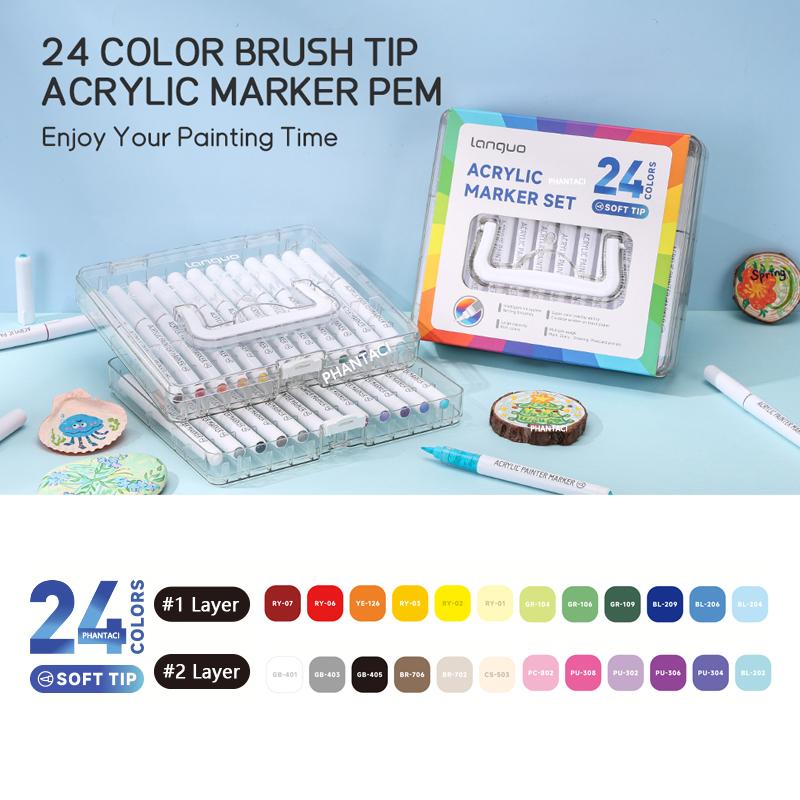 

Набор жидких акриловых маркеров 60 цветов, не растекающиеся, непрозрачные маркеры с акварельной краской для студентов, DIY, художников, для рисования