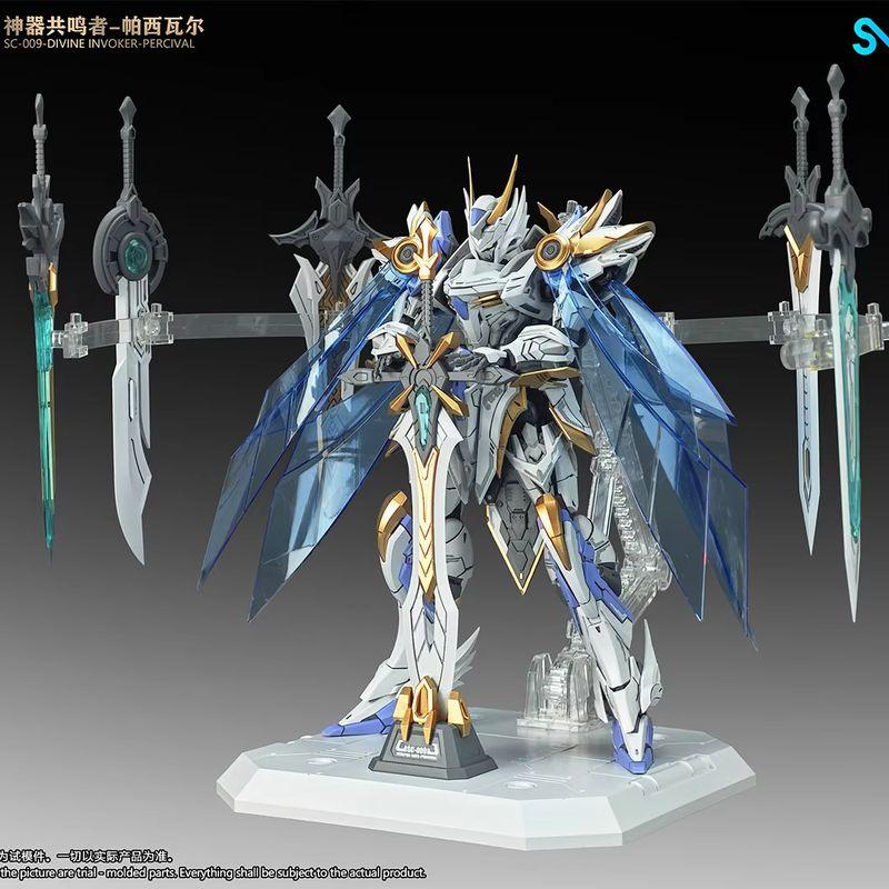 In Stock SNAA SC-009 Divine Invoker-Percival Deluxe Mode Package Hg 1/144 The Round Table Knights Action Figure Playthings Doll Gifts