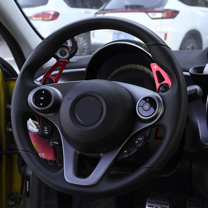 car steering wheel shift paddle extender for benz smart 451 453 fortwo 2009-2017 forfour 2015-2017 Aluminum Alloy quick shifting