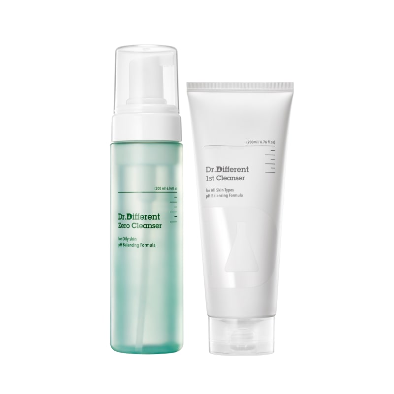 First Cleanser 200ml + Zero Cleanser Oily Bubble Cleansing Foam 200ml