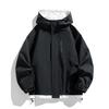 Spring Men's Windproof Waterproof Jackets Outdoor Loose Casual Couple Outwear Male Japan Style Hooded Zippers Jacket