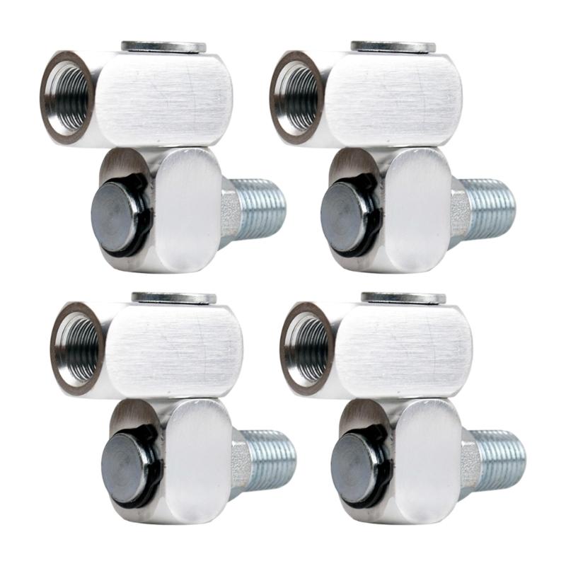 4Lots Aluminum Pneumatic Swivels Joints 360 Degree Rotation Connector For Industrial And Home Plumbing