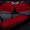 Set de 3 bucăți/set de husă de perne pentru scaunul din față, din pluș, caldă, anti-alunecare