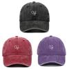 Classic Cotton Baseball Cap With Embroidered Letters For Casual Outdoor Wear