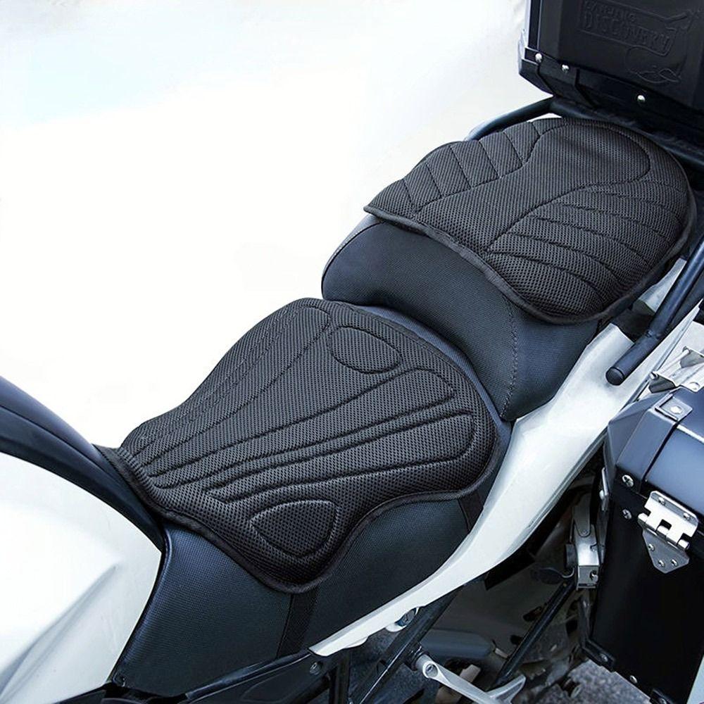 Anti-slip Motorcycle Seat Cushion Black Seat Cover 3D Motorbike Pillow Pad  Motorcycle Accessories