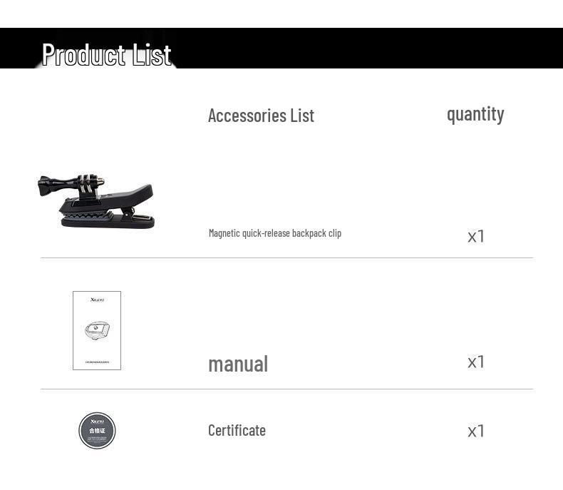 Magnetic Bracket Chest Mount: Camera Bag Clip & Insta GoPro Accessory for Sports Shooting