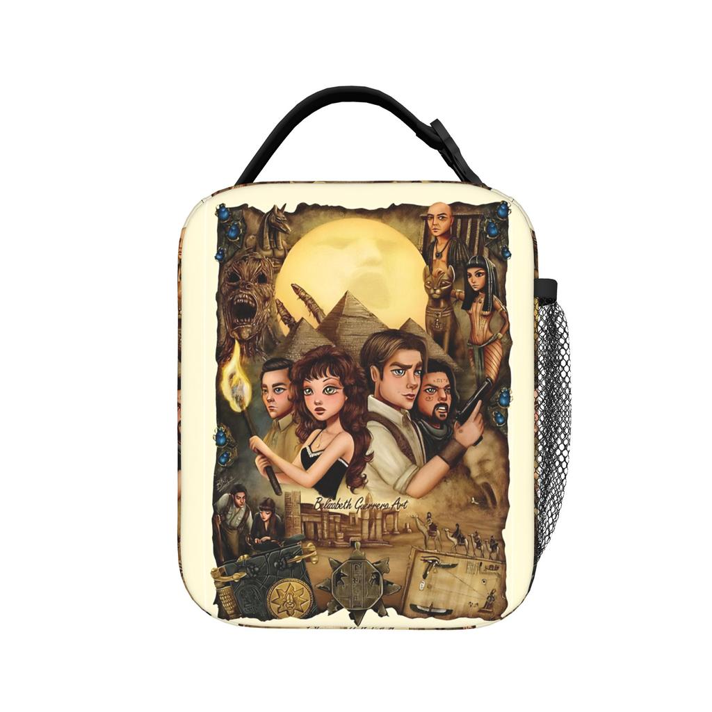 The Mummy Insulated Lunch Bags Thermal Bag Reusable,Meal Container Leakproof Tote Lunch Box Food Bag Beach Travel