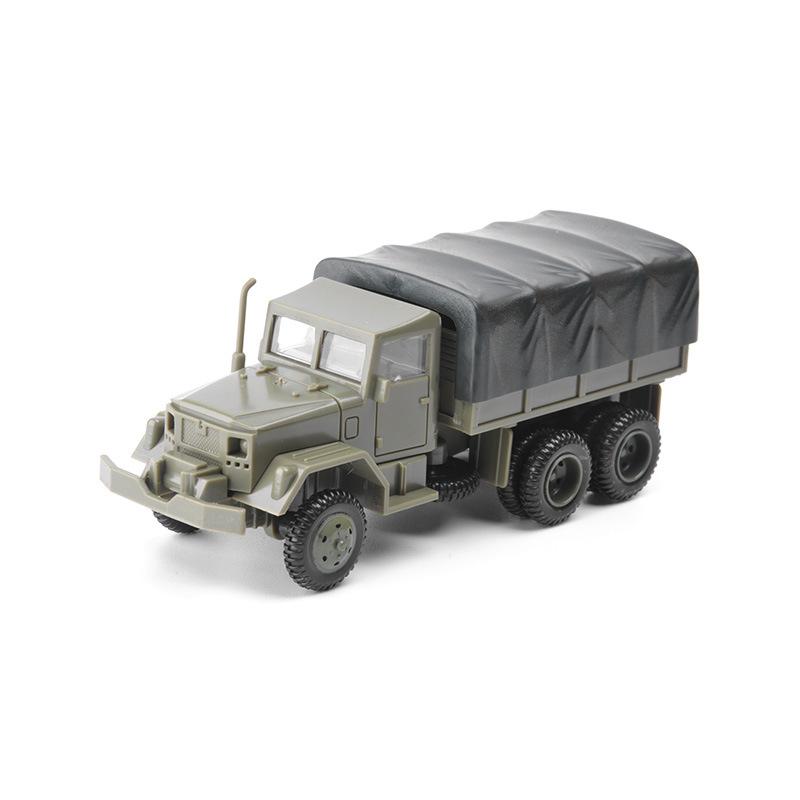 1/72 Military Model Toy Army KRAZ-260B Heavy Tank Transporter Truck Car Armored Vehicle Construction Puzzle Assemble Model Playthings