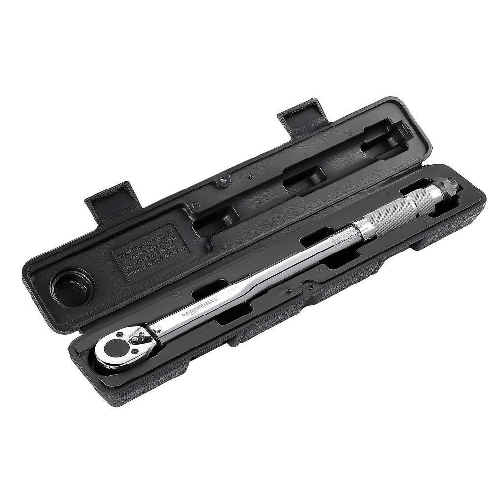 Amazon Basics Torque Wrench Drive Click Nm 1cm 20.4~108.5 Approx.
