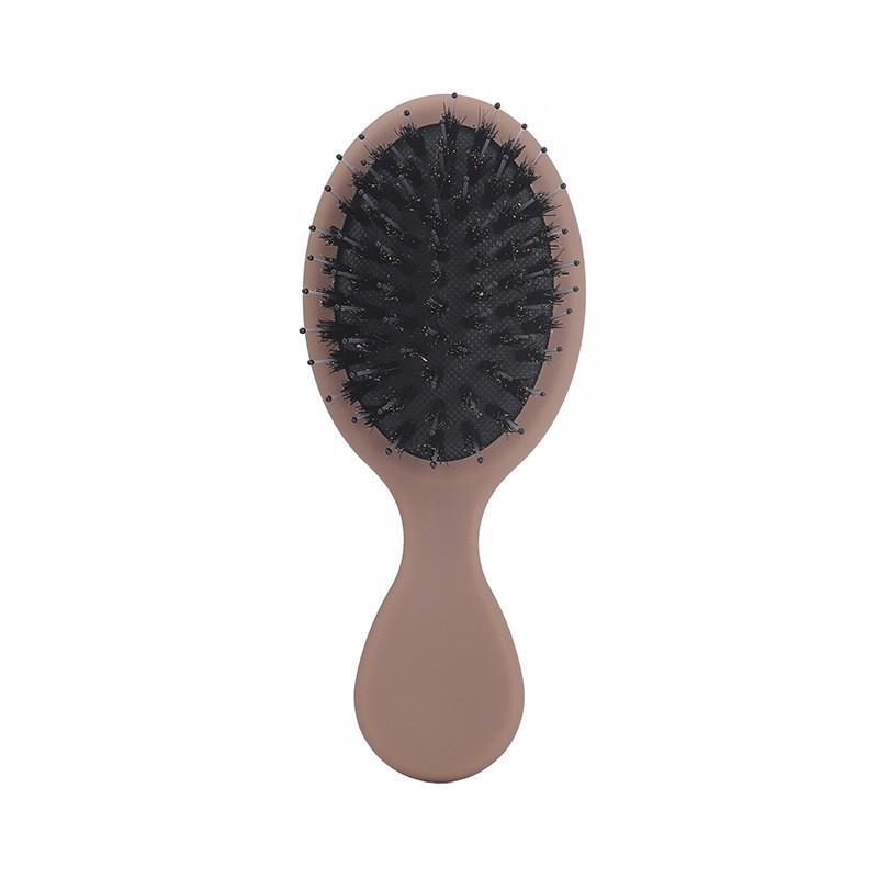 Portable Mini Pig Bristle Scalp Massage Comb for Children