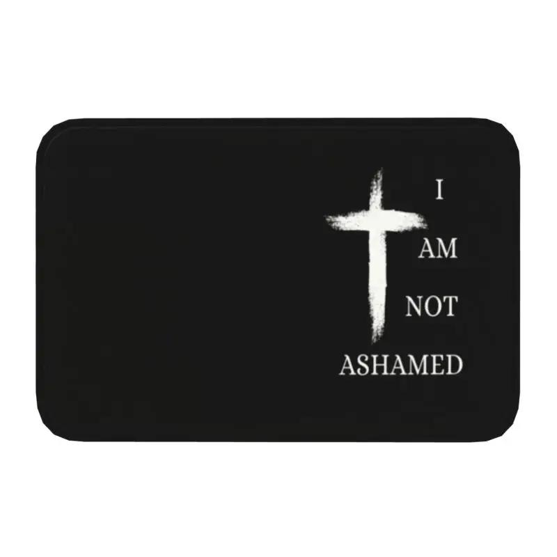 Custom Jesus The Way The Truth The Life Doormat Anti-Slip Entrance Mats Religion Cross Christian Faith Balcony Room Carpet Rug
