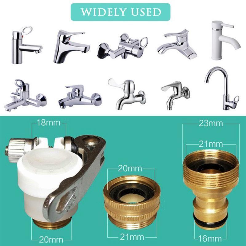 3-in-1 Convertible Faucet Connector Suitable For 16-23mm Ordinary Washing Machine Faucet Bathroom Faucet Connector Tool