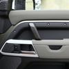 Oak Grain Car Inner Door Handle Trim Cover For Land Rover Defender 110 20-24