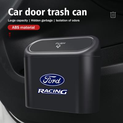 Car Door Trash Bin Rubbish Can Garbage Container Cup Holder For Escape Ecosport Fusion Explorer Expedition Taurus