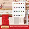 Feile Bird National Style Watercolor Accordion Folded Painting Book - Dunhuang Palace Design, 300g, Includes Line Drawing and Stacking Features.