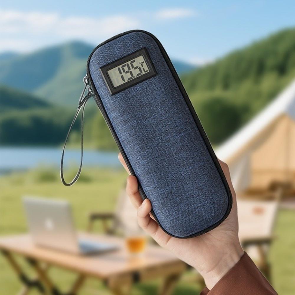 Temperature Display Insulin Cooling Bag Waterproof Insulin Pens Storage Box  Portable Use