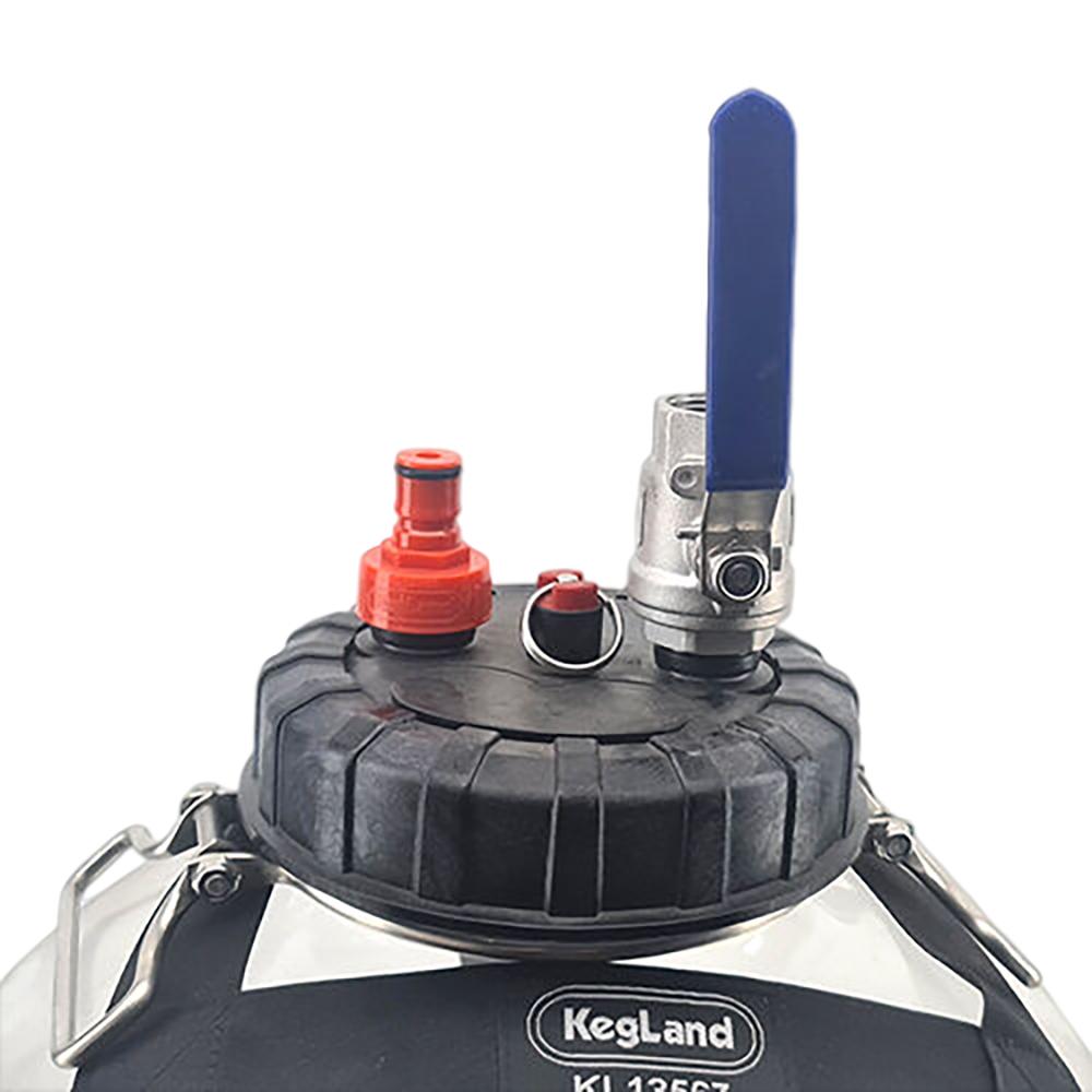 Kegland PCO1881- 3/4' Female Ball Valve Stainless Connector Suit FermZilla Keg Lid Beer Accessories Home Brewing