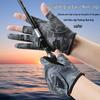 Breathable Non-Slip Sun Protection Fishing Gloves, 3-Finger or 5-Finger Options.