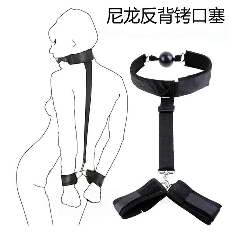 Sexual Bondage Restraint Kit BDSM Leather Thigh Sling Breast Belt Rear Handcuffs Spread Legs Slave Fetish Anal Hooks Fetish