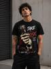 Skull Coin Flip Take The Risk Graphic Rebel Grunge Streetwear T Shirt